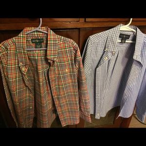 Ralph Lauren boys button down size 7